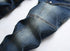Fit Straight Pants Zipper Denim Mid Waisted Jeans Men's Jeans